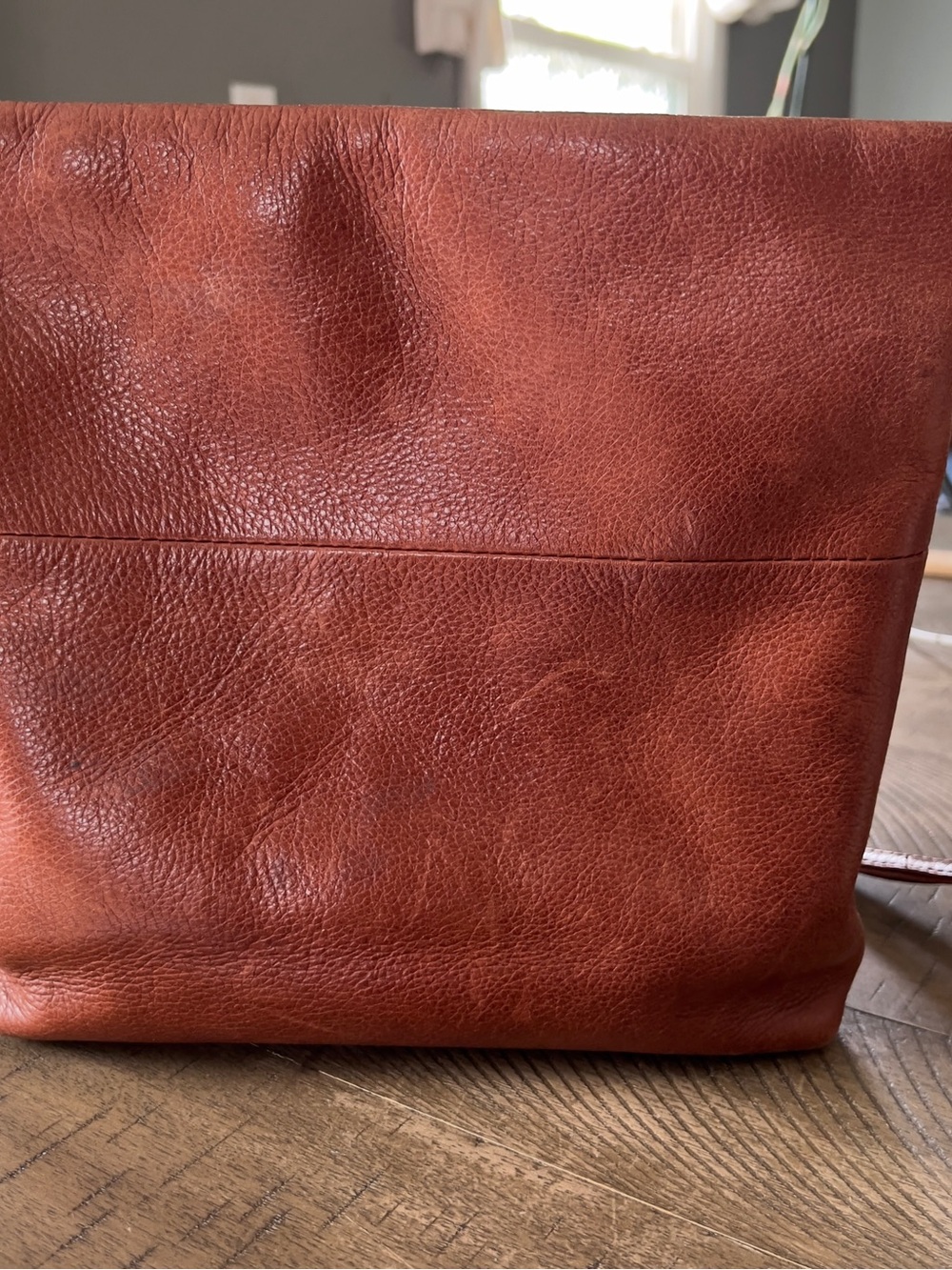 margot New York Leather Saddle Bag - Cognac Brown - Picture 6 of 12